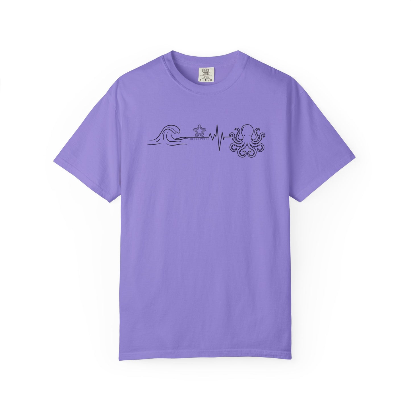 Beach Pulse T-shirt: Comfort Colors Summer Shirt