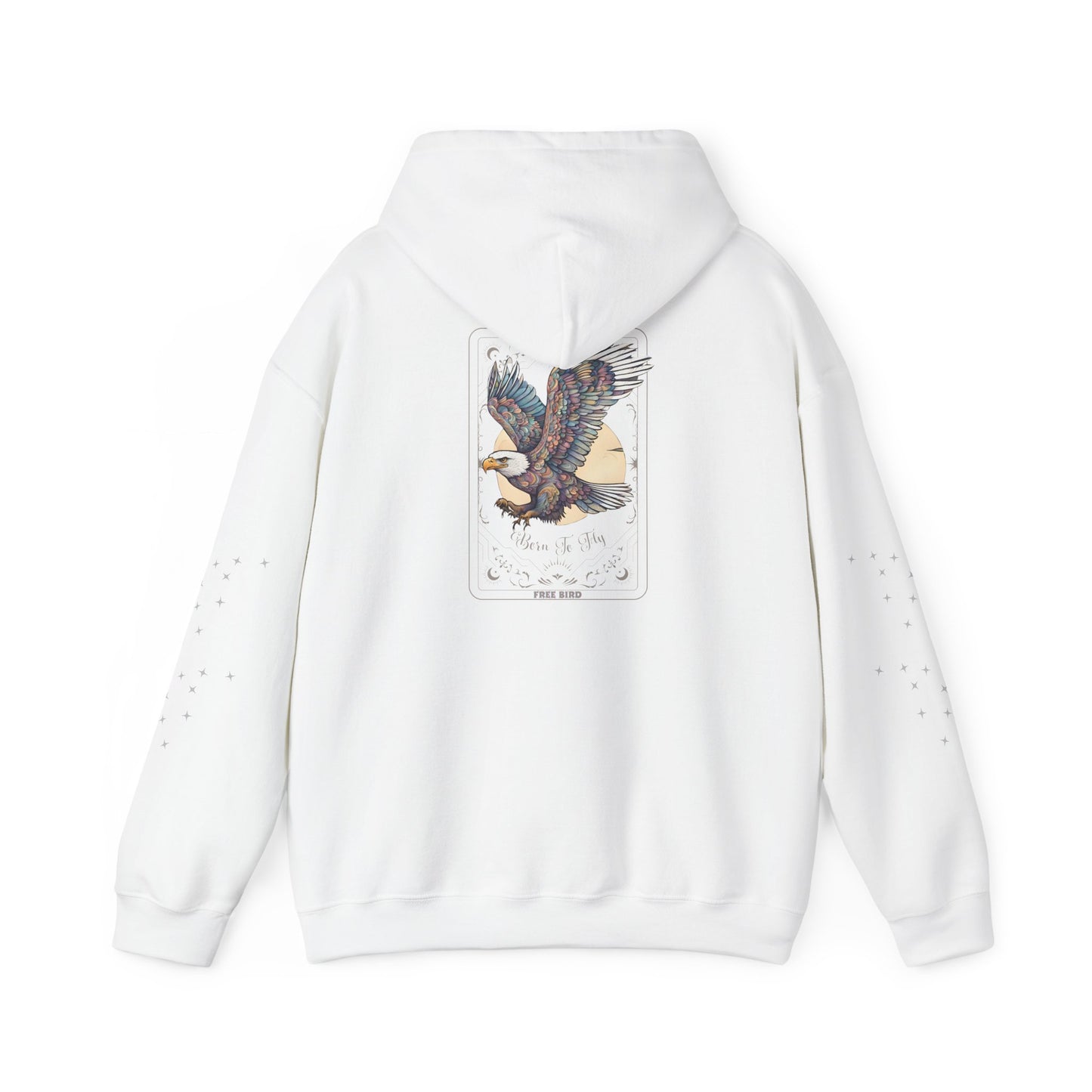 Born To Fly Hoodie - Back And Sleeve Design - Soft And Warm - Vogart 