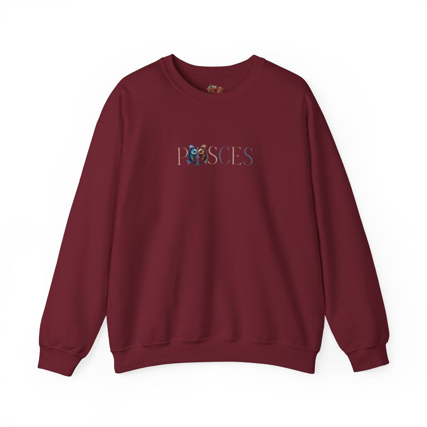 Classic Pisces Zodiac Sweatshirt – Blue & Beige