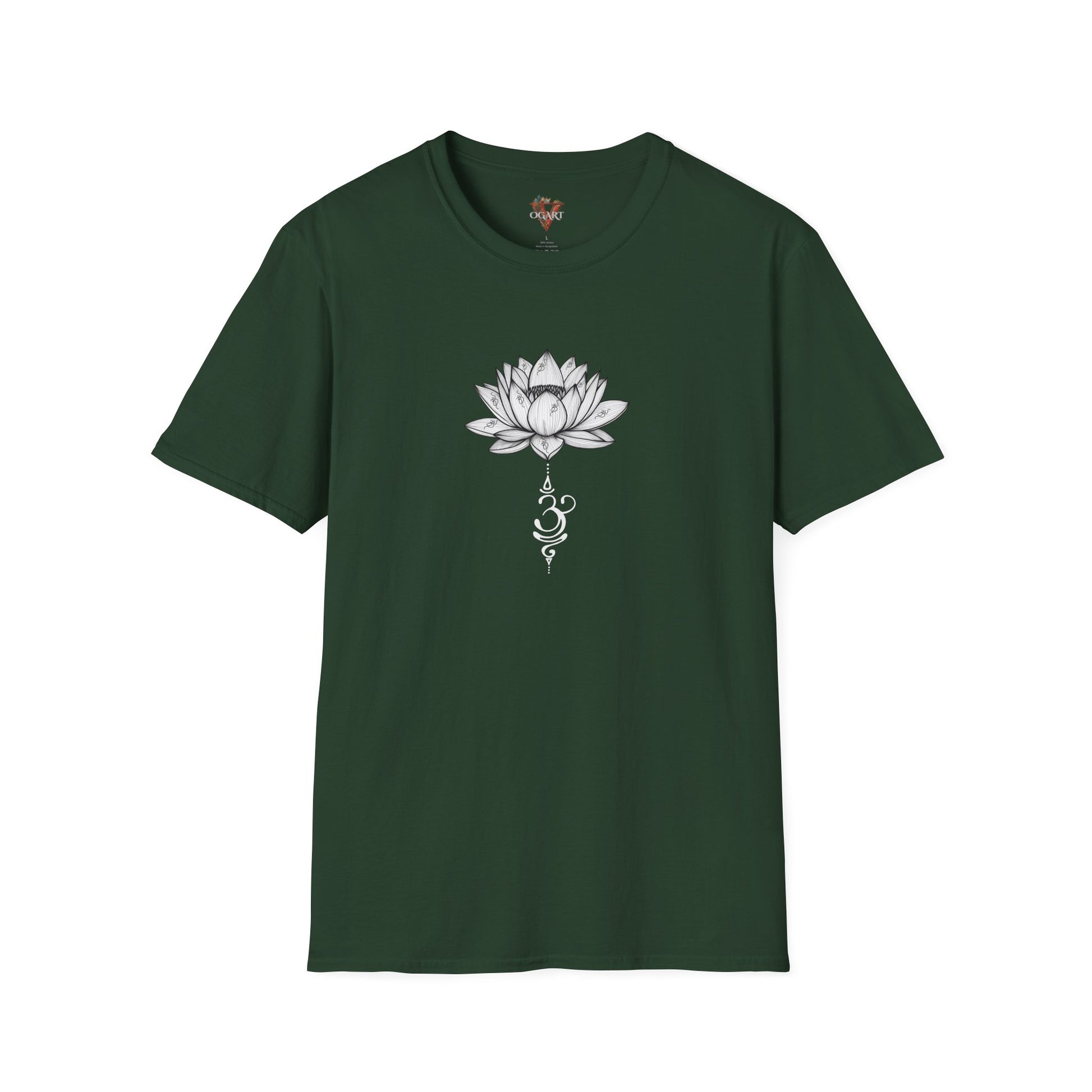 Spiritual T-shirt Om Blossom - Flower Design - Vogart