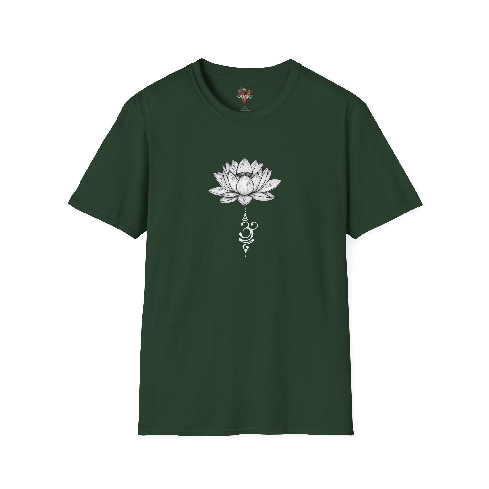 Spiritual T-shirt Om Blossom - Flower Design - Vogart