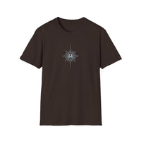 “Cancer Zodiac Tee – intricate sun astrology design on 100% cotton shirt”