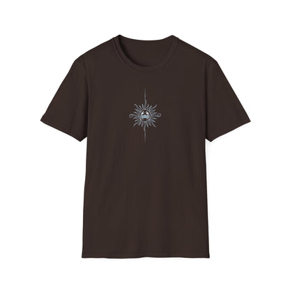 “Cancer Zodiac Tee – intricate sun astrology design on 100% cotton shirt”