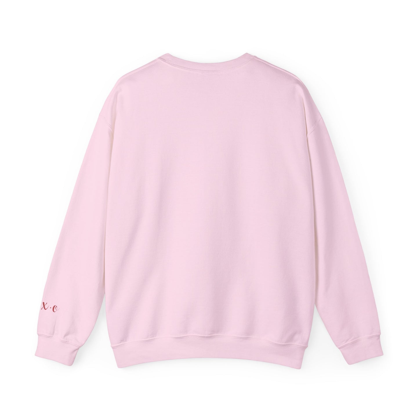 Multicolored Heart Sweatshirt With X.O.X.O Sleeve - Classic Fit