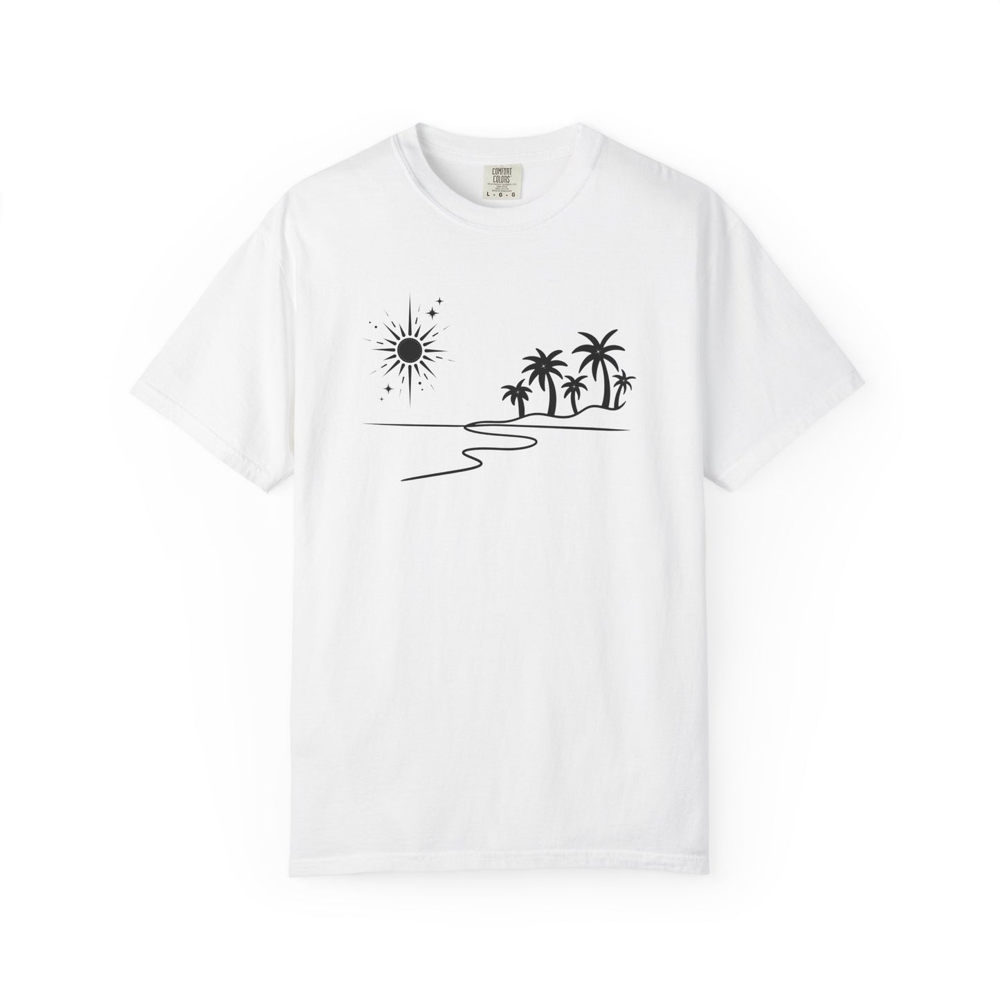 Celestial Beach Comfort Colors Shirt: Summer Graphic Tee