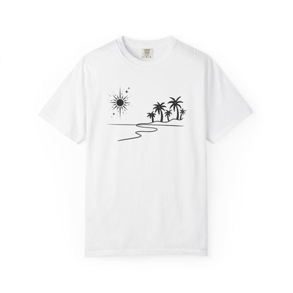 Celestial Beach Comfort Colors Shirt: Summer Graphic Tee