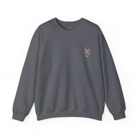 Grumpy Glow Owl Crewneck Sweatshirt - Soft And Warm