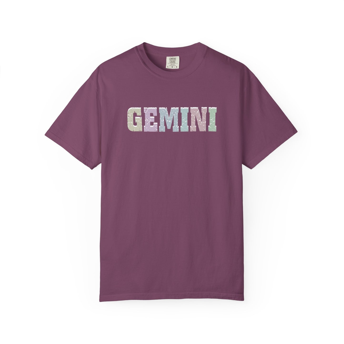 Gemini Zodiac T-Shirt: Comfort Colors Pastel Tee