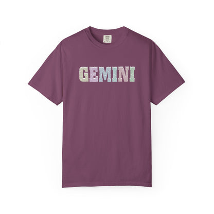 Gemini Zodiac T-Shirt: Comfort Colors Pastel Tee
