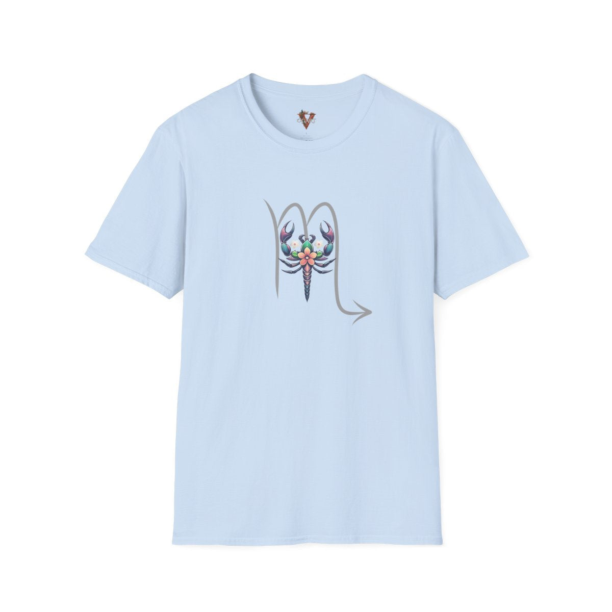 Scorpio Zodiac T-Shirt: Floral Astrology, Boho Horoscope Gift