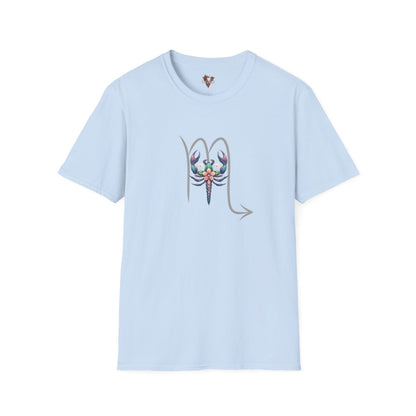 Scorpio Zodiac T-Shirt: Floral Astrology, Boho Horoscope Gift
