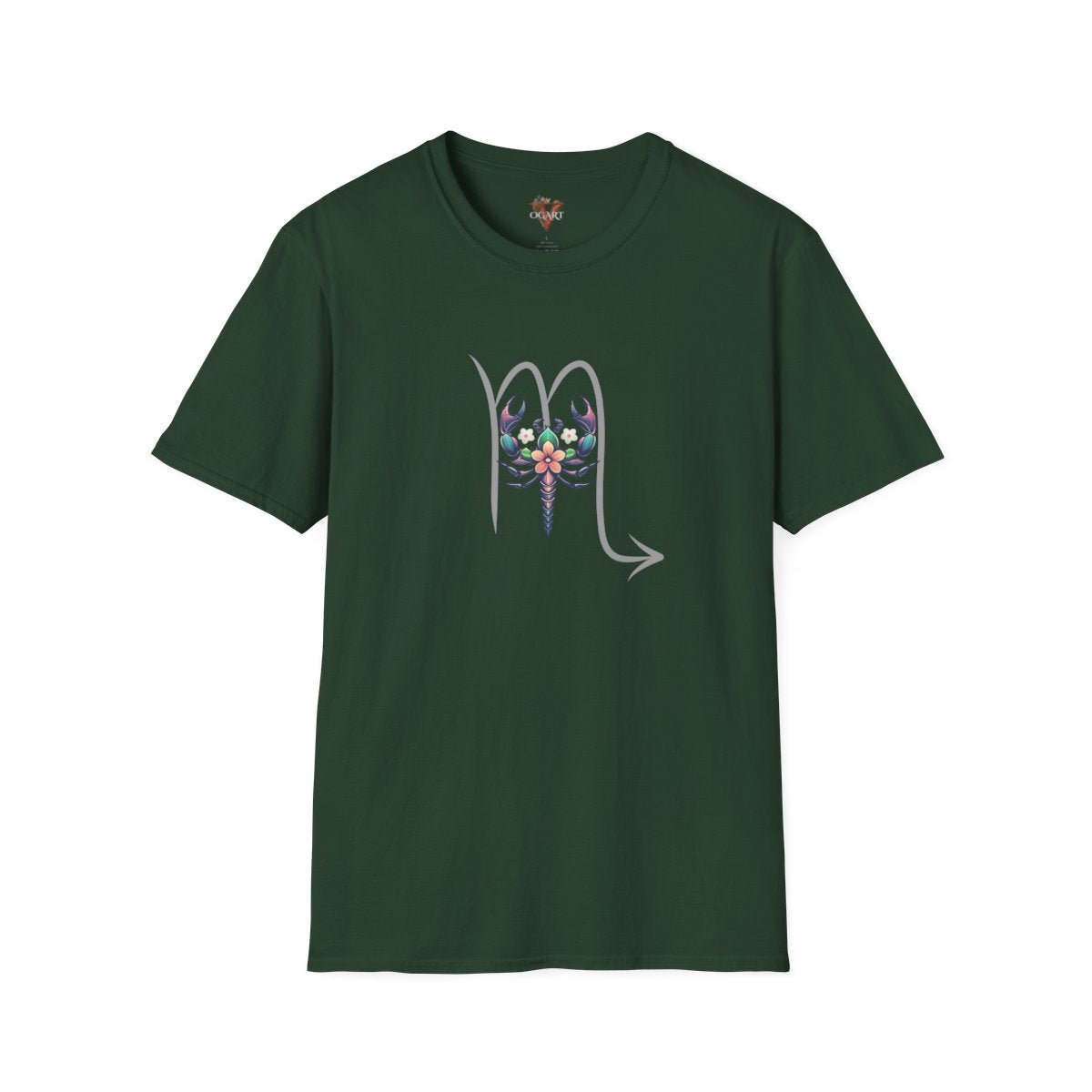 Scorpio Zodiac T-Shirt: Floral Astrology, Boho Horoscope Gift