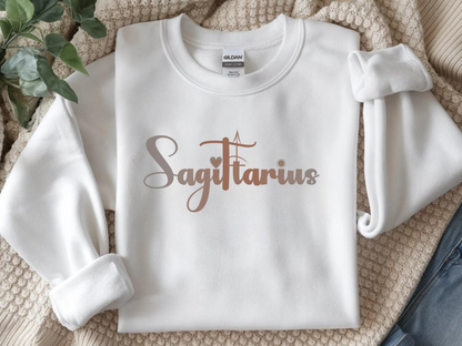 Sagittarius Zodiac Sweatshirt: Celestial Crewneck