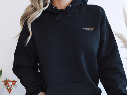 Boho Compass Mandala Hoodie: Mystic Floral Hooded Sweatshirt