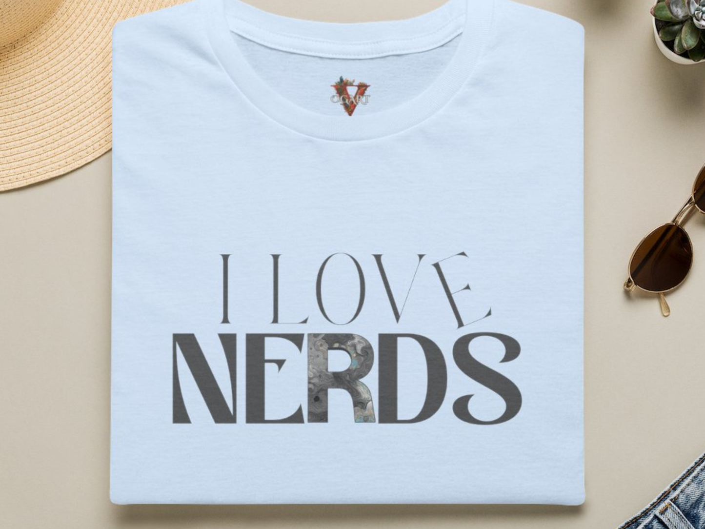I Love Nerds T-Shirt: Funny Geeky Tee