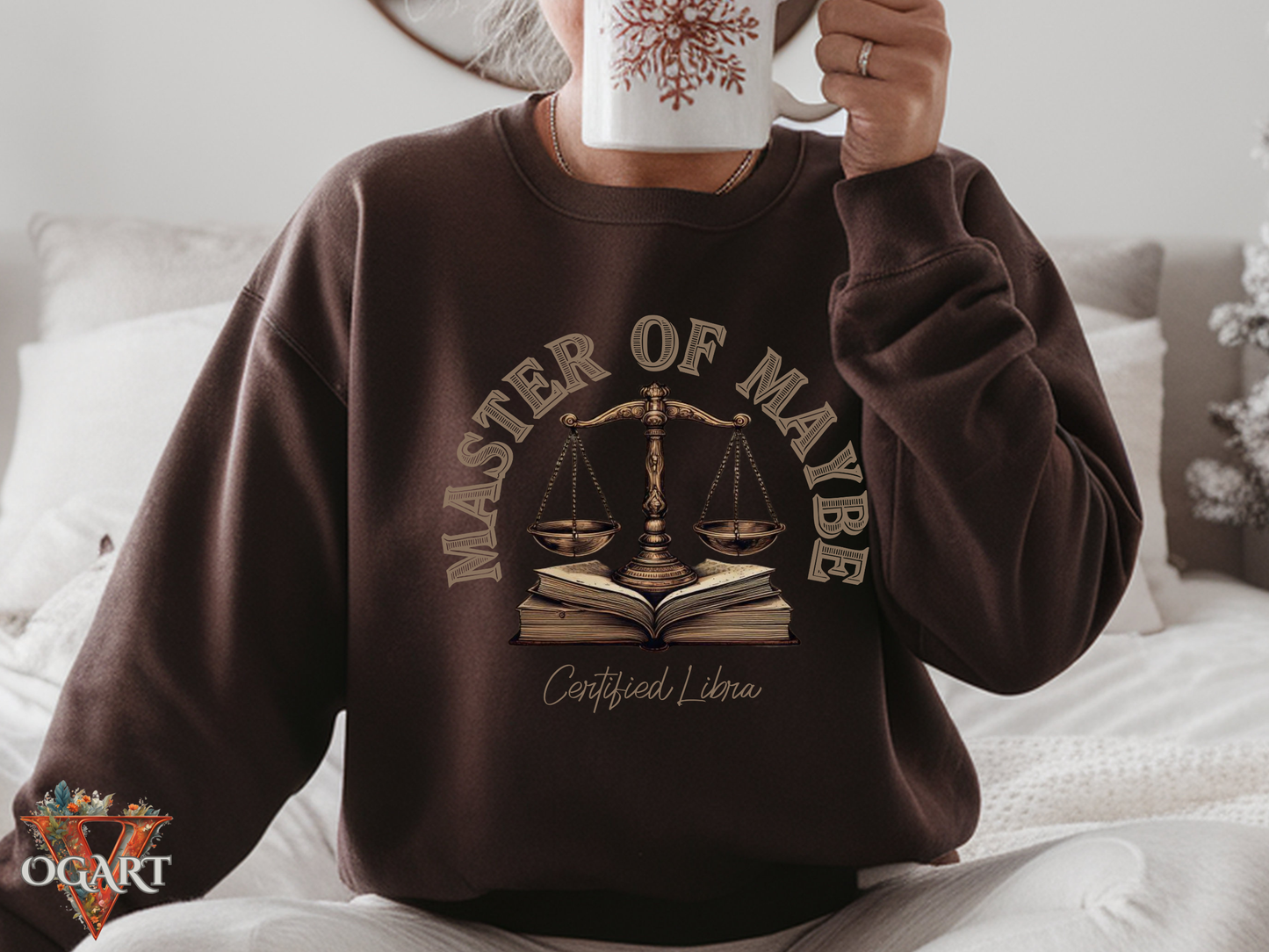 Sarcastic Libra Sweatshirt: Master of Maybe Shirt