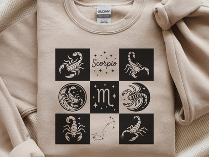 Scorpio Zodiac Sweatshirt: Scorpio Graphic Shirt