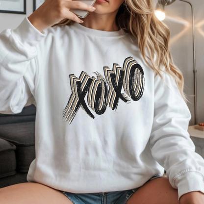 XOXO Cake Graphic Sweatshirt: Love Shirt Gift For Her