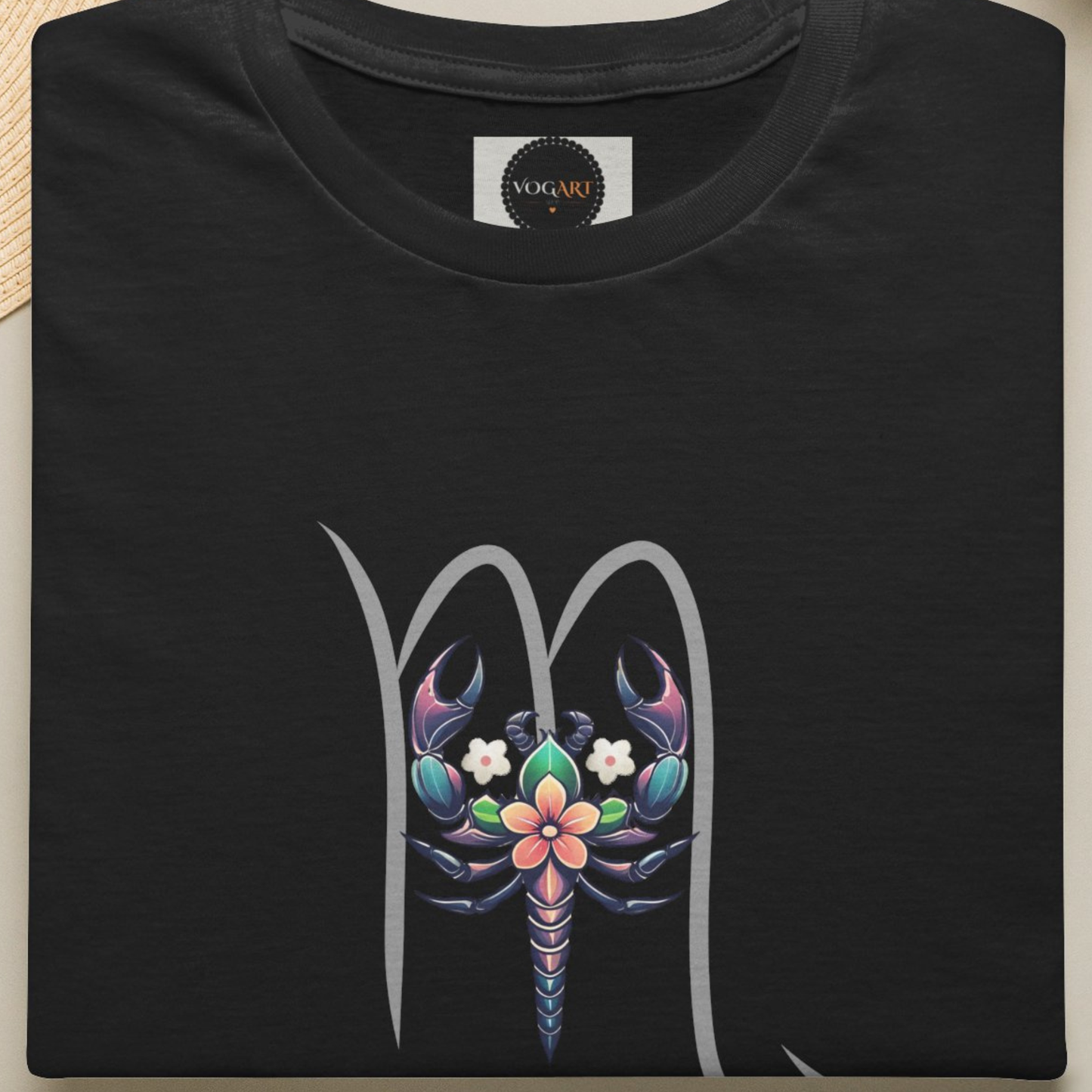 Scorpio Zodiac T-Shirt: Floral Astrology, Boho Horoscope Gift