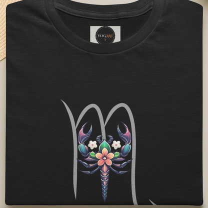 Scorpio Zodiac T-Shirt: Floral Astrology, Boho Horoscope Gift