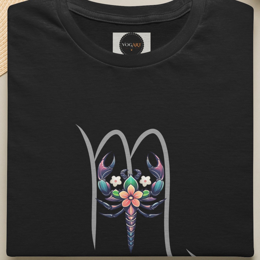Scorpio Zodiac T-Shirt: Floral Astrology, Boho Horoscope Gift