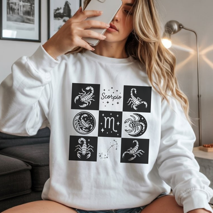 Scorpio Zodiac Sweatshirt: Scorpio Graphic Shirt
