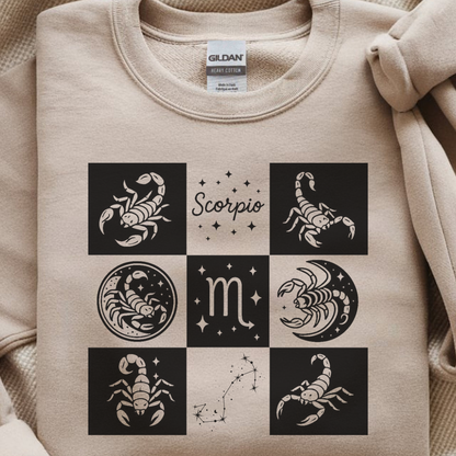 Scorpio Zodiac Sweatshirt: Scorpio Graphic Shirt