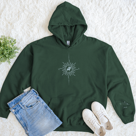 Aries Zodiac Hoodie: Astrology Constellation Sweatshirt