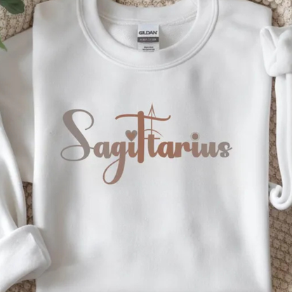 Sagittarius Zodiac Sweatshirt: Celestial Crewneck