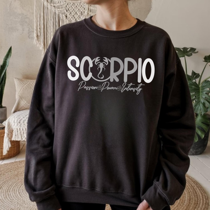 Scorpio Sweatshirt: Astrology Shirt, Scorpio Zodiac Gift