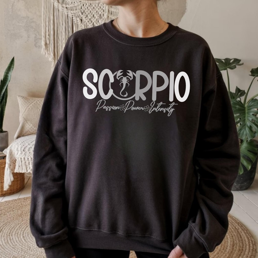 Scorpio Sweatshirt: Astrology Shirt, Scorpio Zodiac Gift