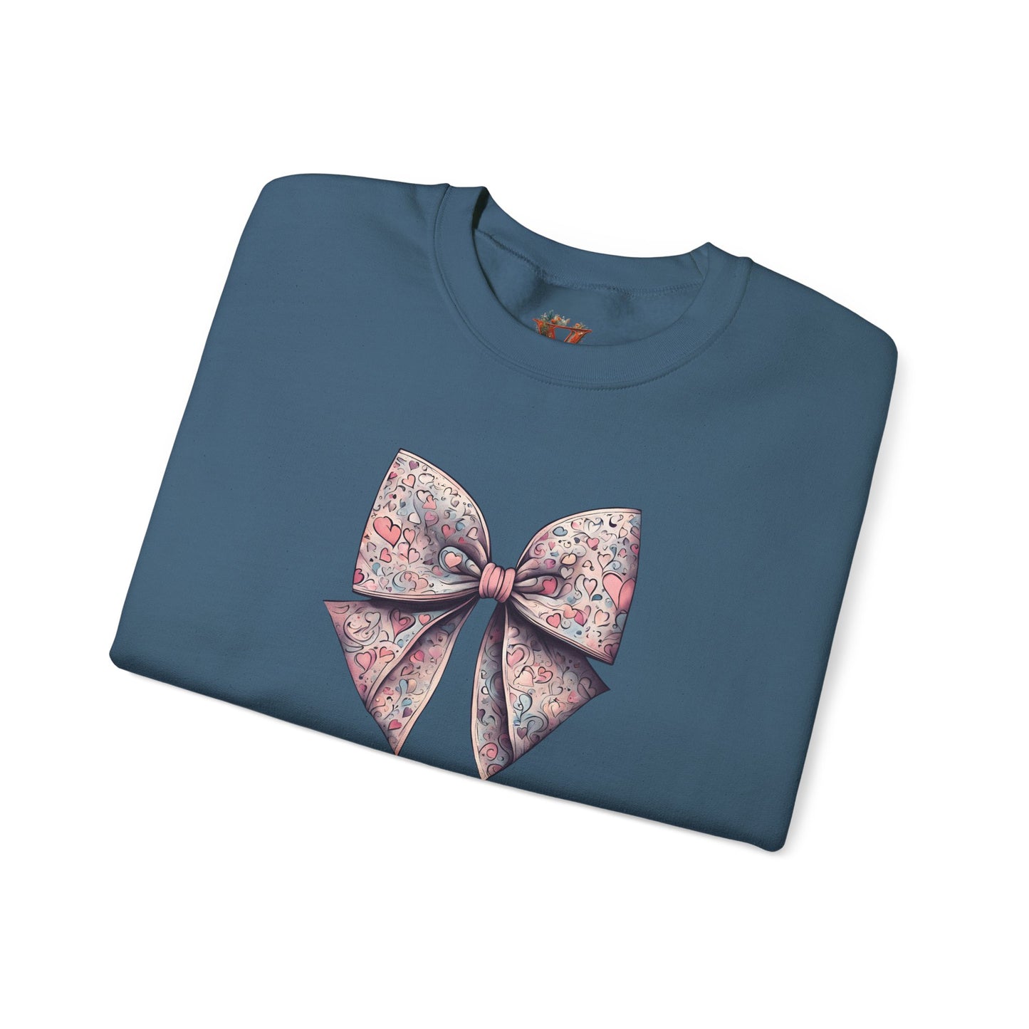 Heart Ribbon Bow X.O.X.O Valentine’s Sweatshirt - Charming and Unique