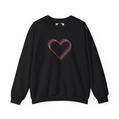 Rainbow Heart Sweatshirt: Autumn Pride Crewneck