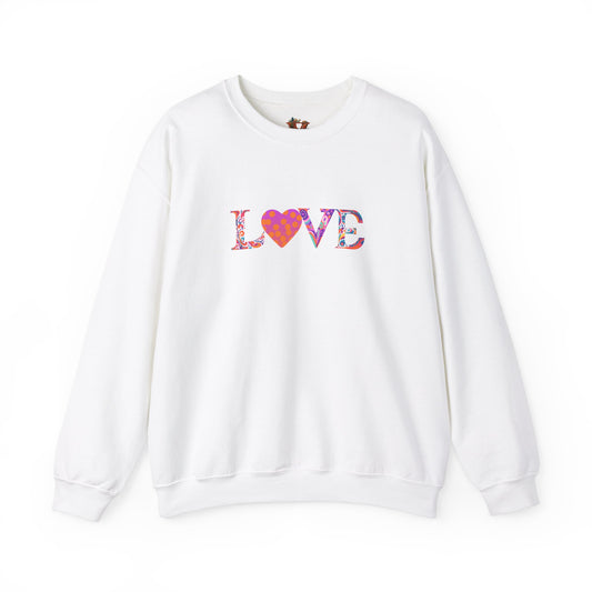 Psychedelic “Love” Sweatshirt - Cozy and warm