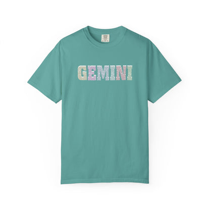 Gemini Zodiac T-Shirt: Comfort Colors Pastel Tee