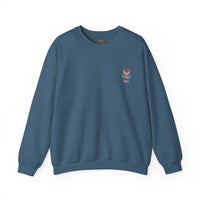 Grumpy Glow Owl Crewneck Sweatshirt - Soft And Warm