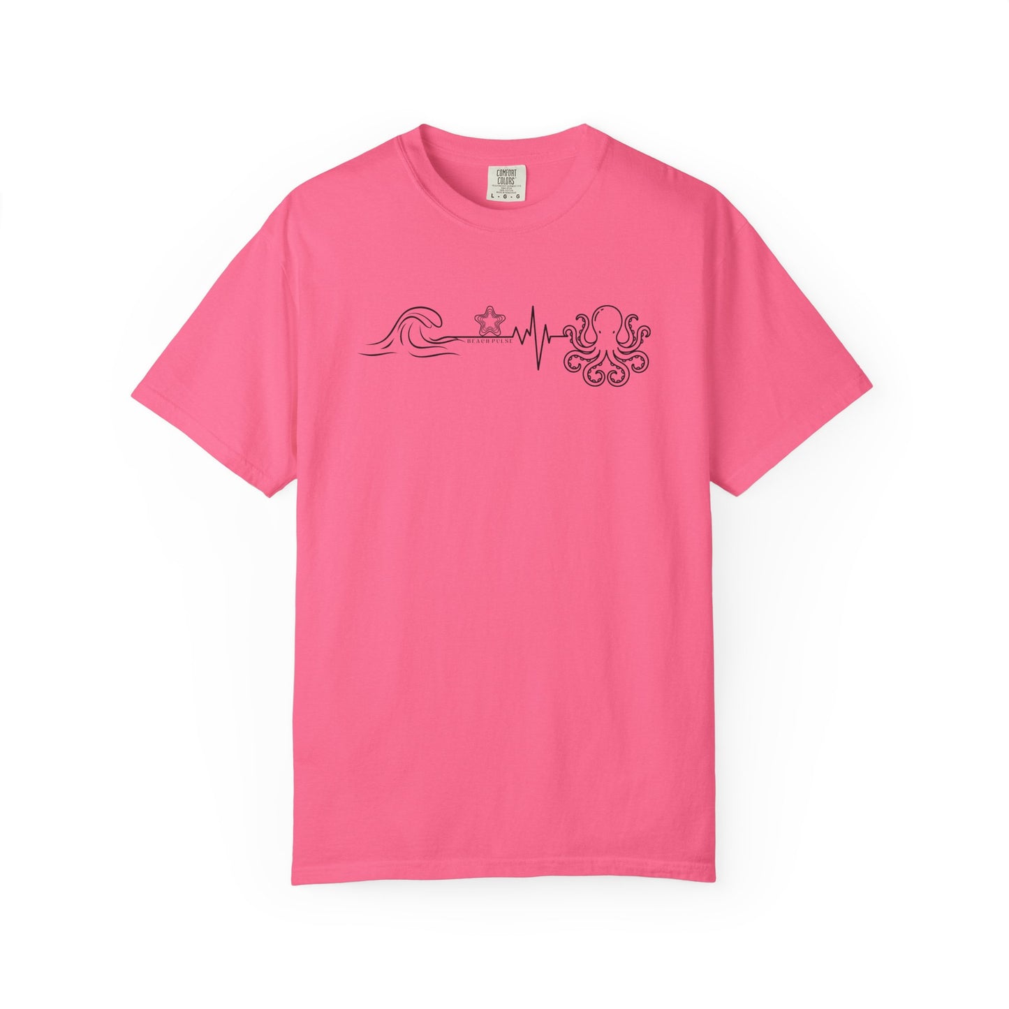 Beach Pulse T-shirt: Comfort Colors Summer Shirt