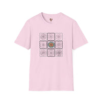 Color‑Pop Floral Grid – Floral Graphic Tee