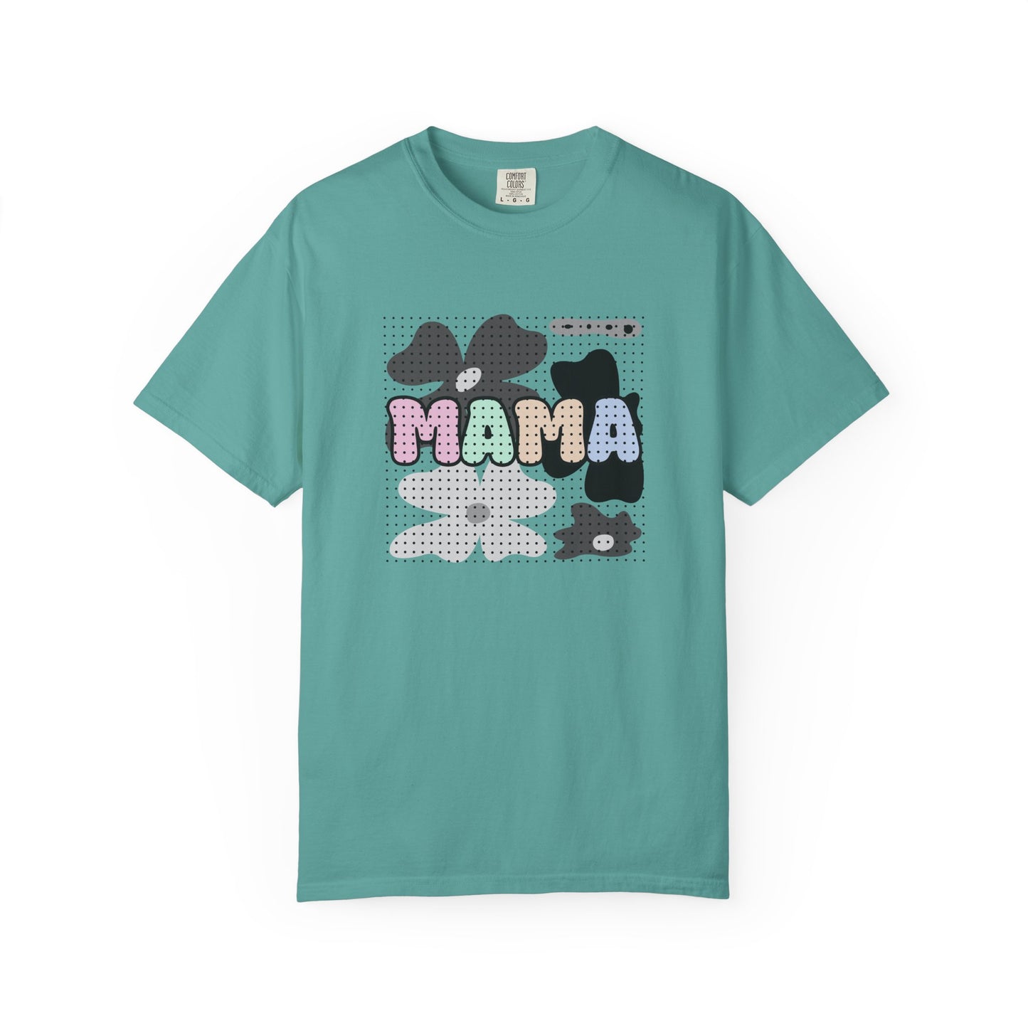 Mama Floral Shirt: Comfort Colors Pastel Mom Shirt