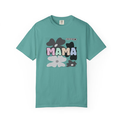 Mama Floral Shirt: Comfort Colors Pastel Mom Shirt