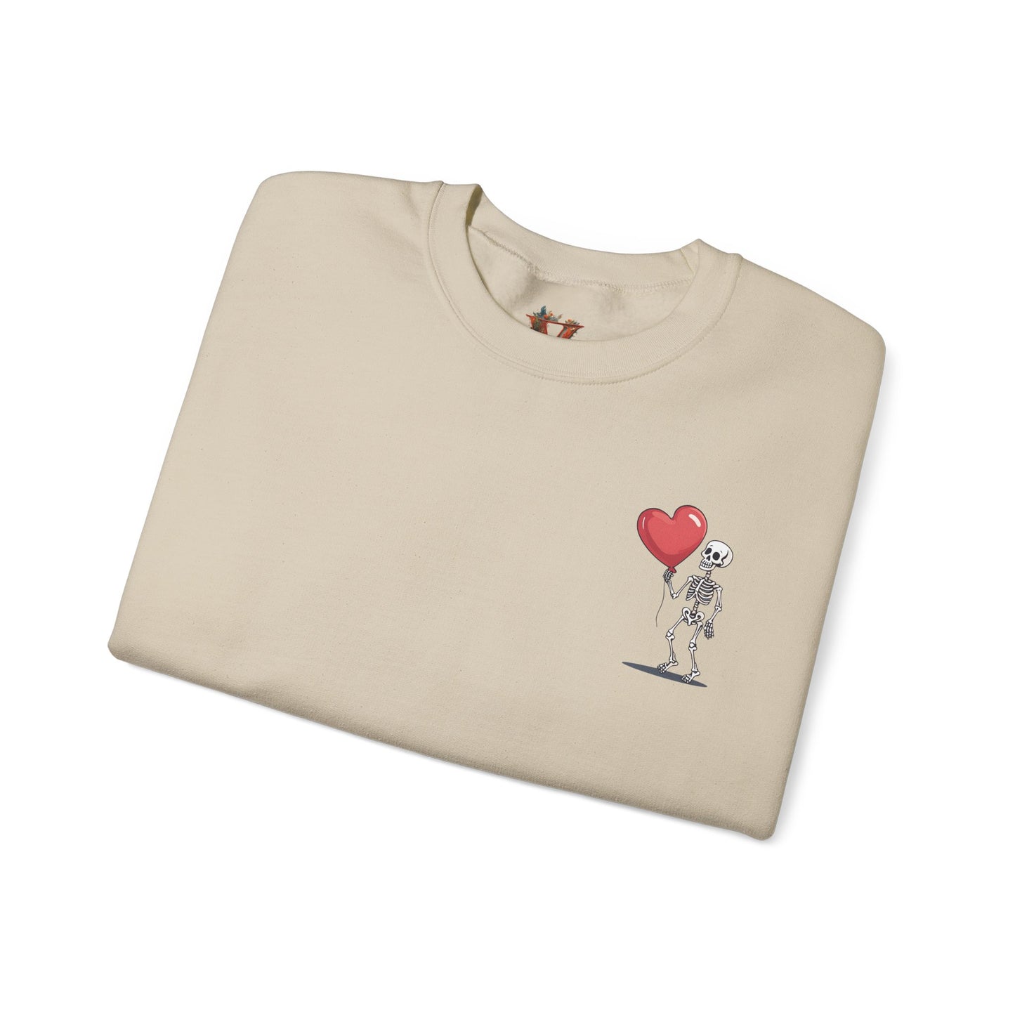 Skeleton Heart Balloon Sweatshirt – Cozy And Warm