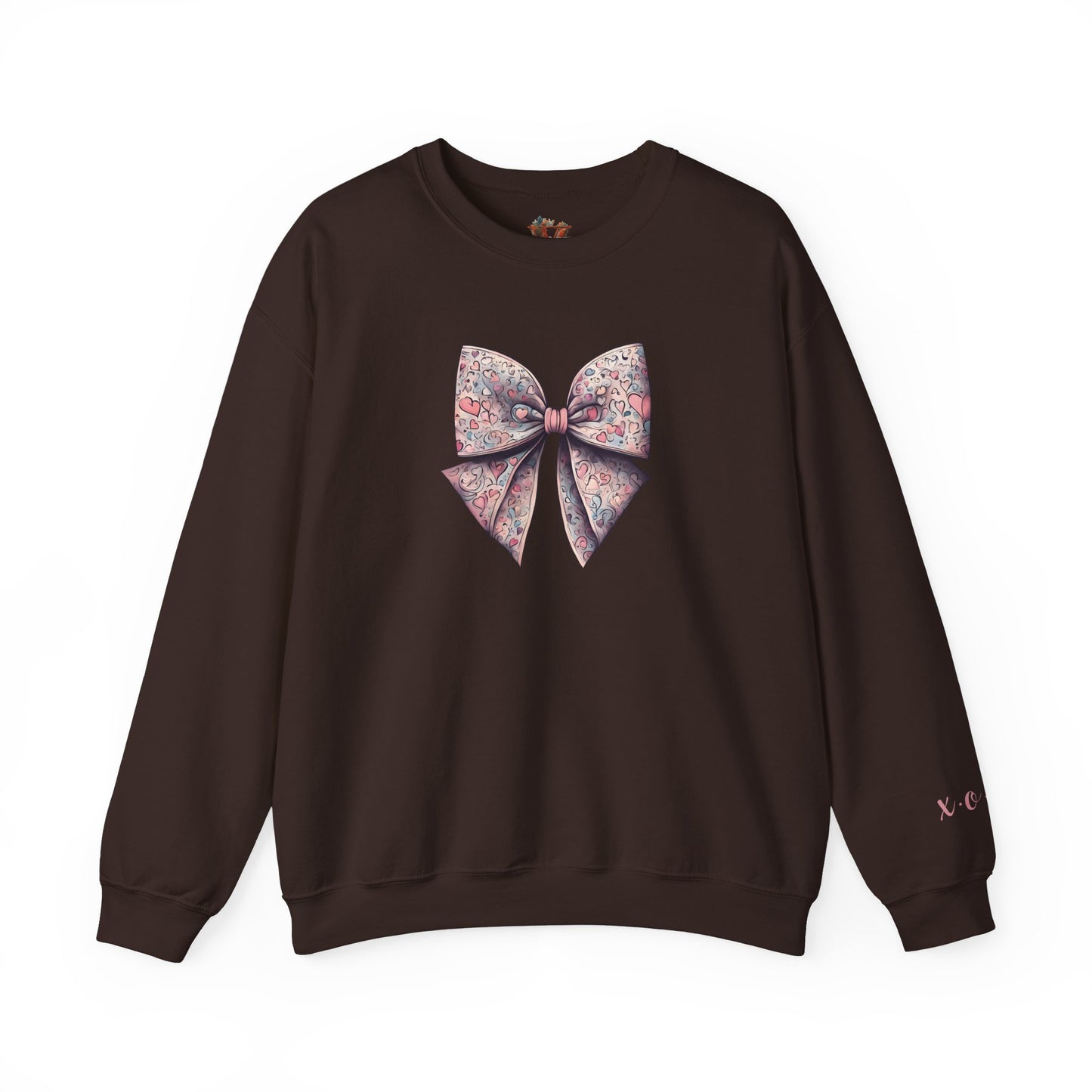 Heart Ribbon Bow X.O.X.O Valentine’s Sweatshirt - Charming and Unique