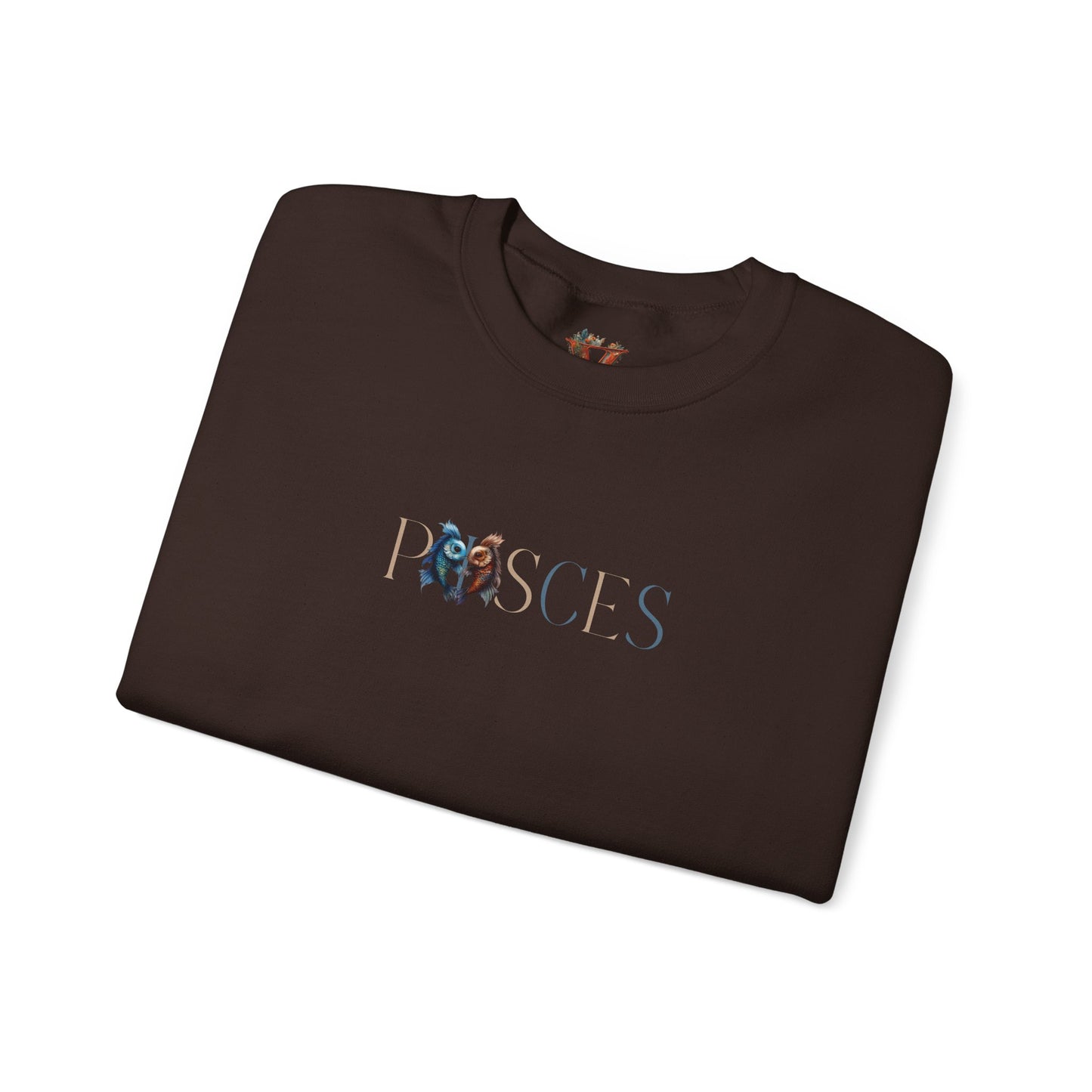 Classic Pisces Zodiac Sweatshirt – Blue & Beige