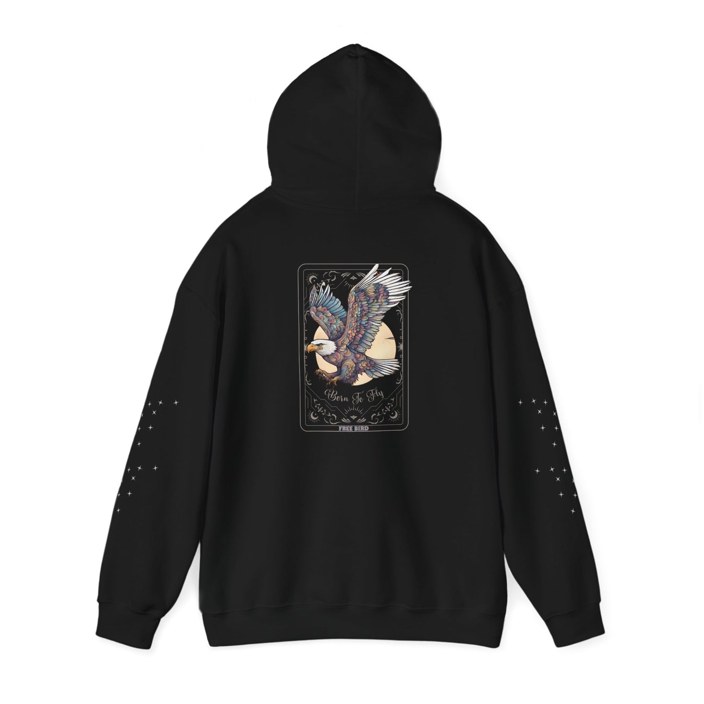 Born To Fly Hoodie - Back And Sleeve Design - Soft And Warm - Vogart 