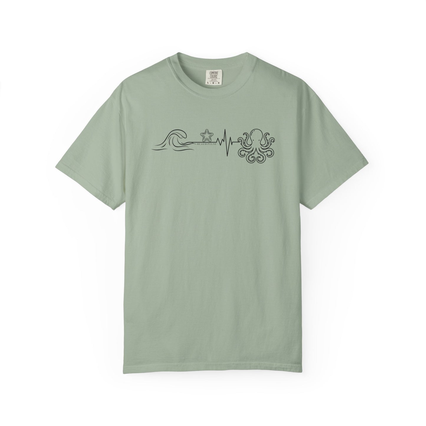 Beach Pulse T-shirt: Comfort Colors Summer Shirt
