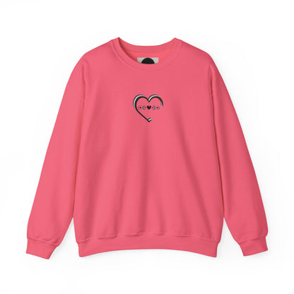 3D Moon Phase Heart Sweatshirt: Celestial Shirt