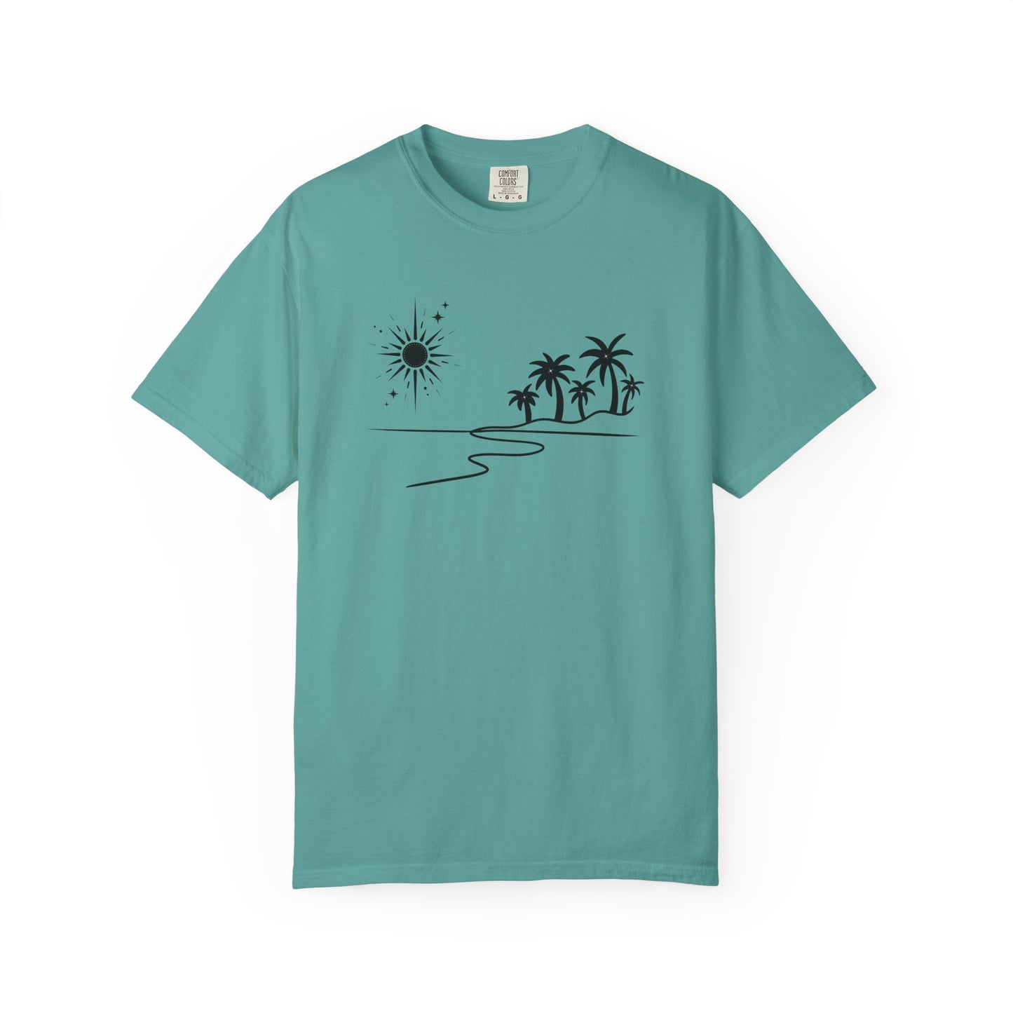 Celestial Beach Comfort Colors Shirt: Summer Graphic Tee