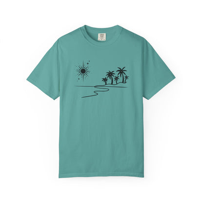 Celestial Beach Comfort Colors Shirt: Summer Graphic Tee