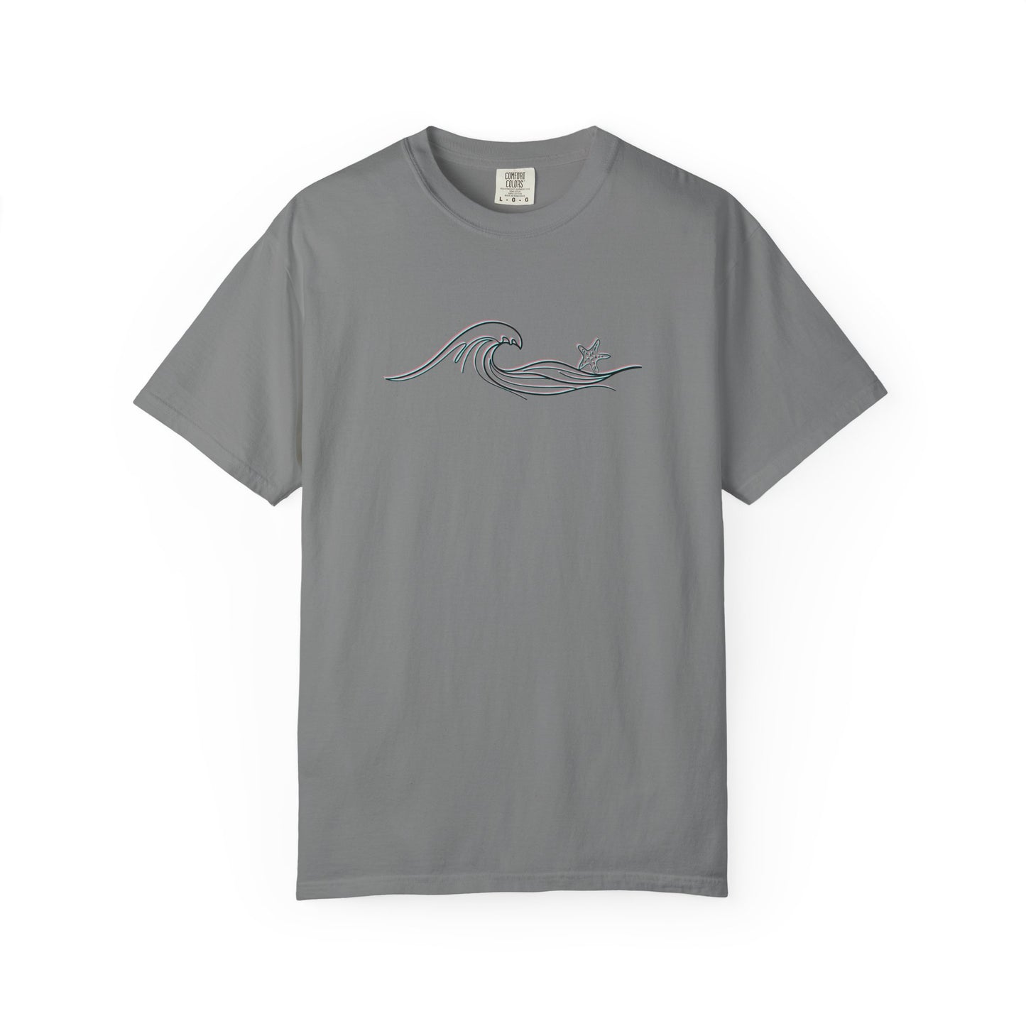 Wave Starfish T-Shirt: Comfort Colors Coastal Tee