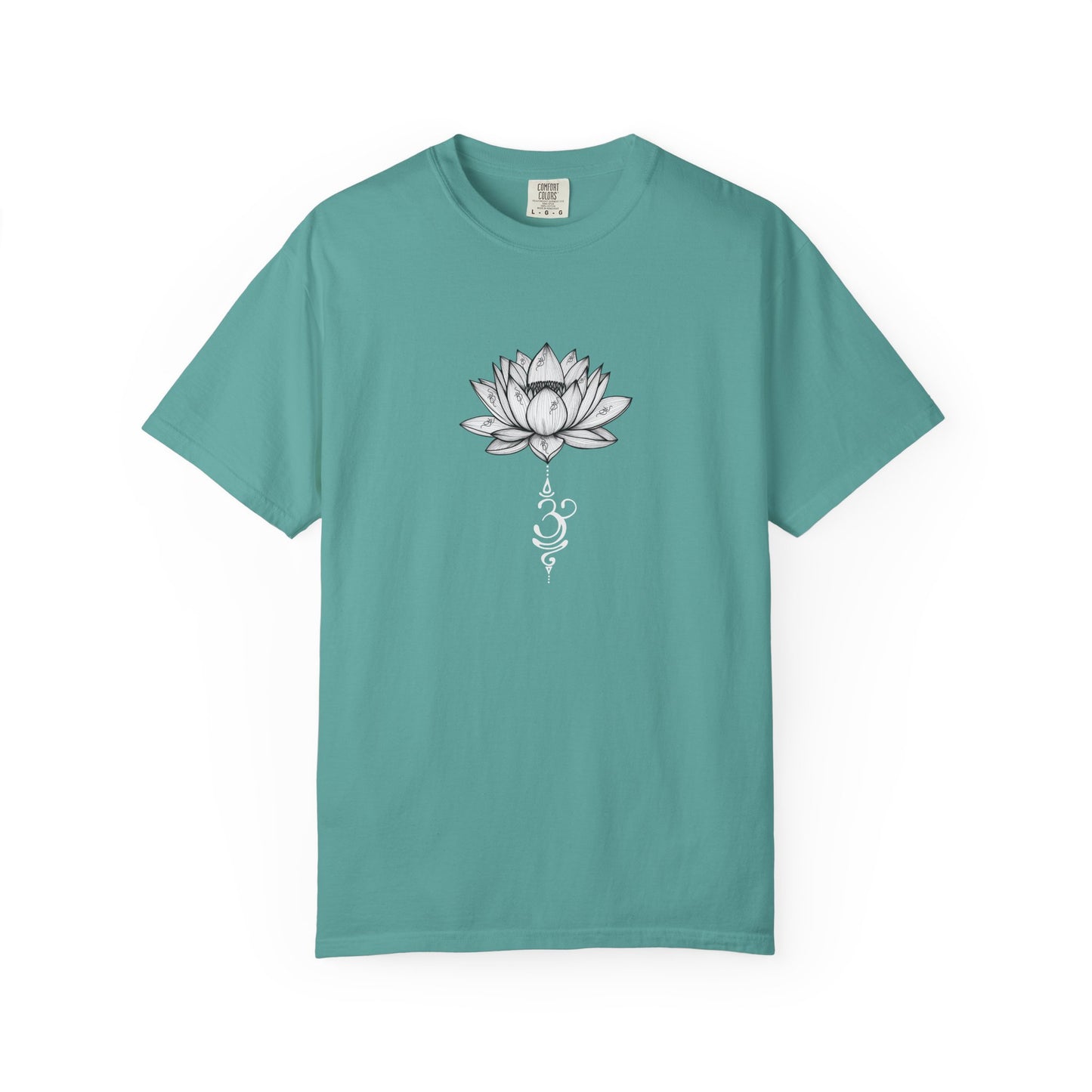 Lotus Flower Om Yoga T-Shirt: Spiritual Boho Chakra Tee